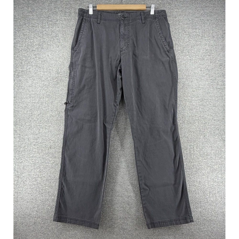 Carbon 2 Cobalt Pants Men Size 34x31 Gray Relax Fit Casual Cotton